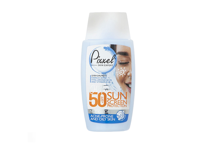 کرم ضد آفتاب پوست چرب و جوشدار و مختلط SPF 50 پیکسل